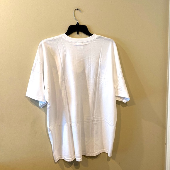 Short sleeve crew neck statement shirt Peace is my Reverb featuring doves 2X NWT - Picture 2 of 6